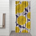 thumbnail image 3 of Floral Shower Curtain Watercolor Botanical Bathroom Decor Rustic Flower Design Fabric Bath Curtain for Tub Country Style Home Accessories with Hooks，36x72in(90x180cm), 3 of 5