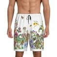 thumbnail image 2 of Daiia Herbs and Wildflowers Mens Woven Stretch Pajama Short,Short Pajama Pants-4X-Large, 2 of 9