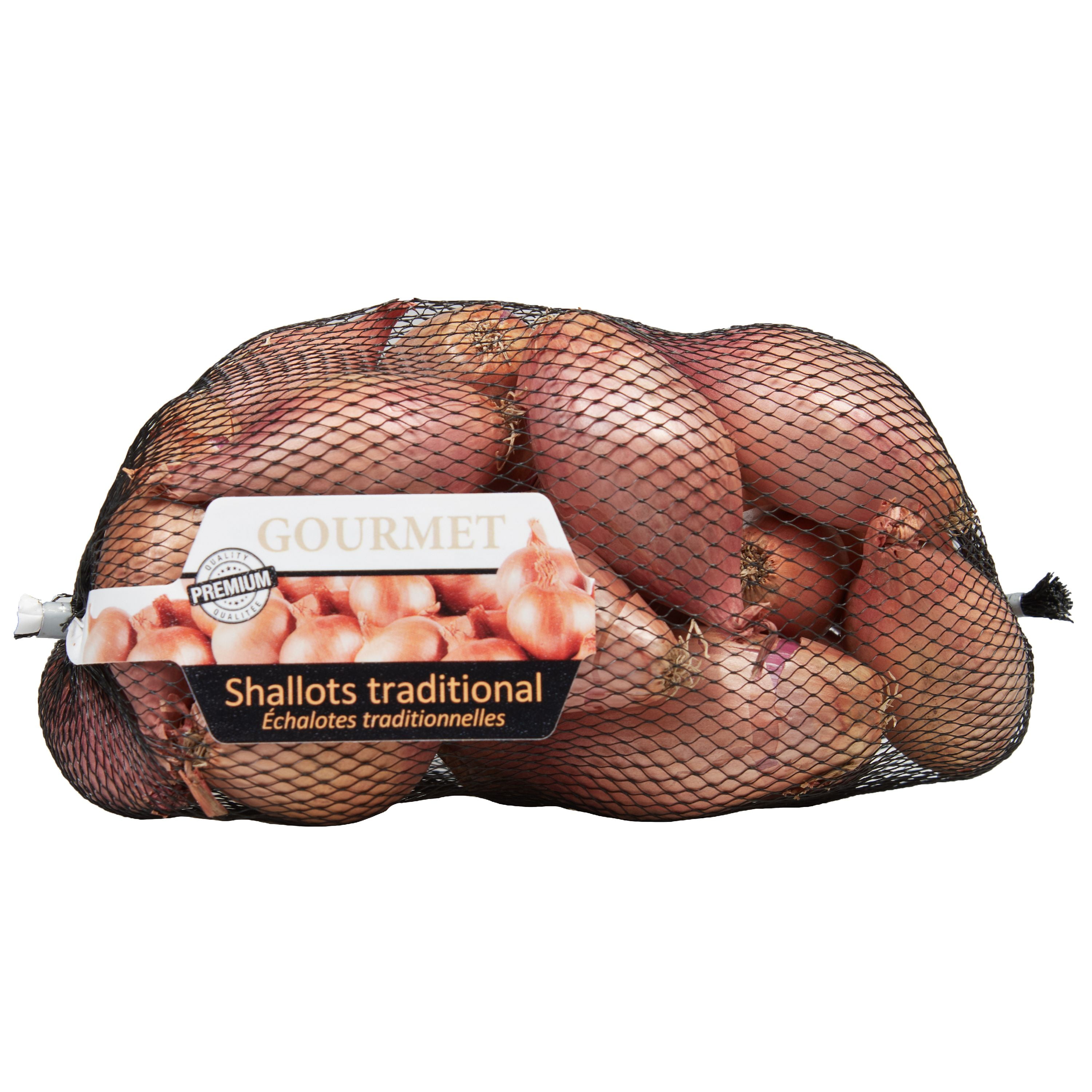 Gourmet Demi Long Shallots Mesh Bag, 1 Lb.