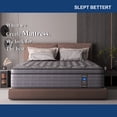 thumbnail image 7 of 12 inch King Size Mattress, Memory Foam Individual Pocket Springs Hybrid Mattress in a Box, Medium Firm for Home Rooms Hotels,Breathable and Ergonomic Design, Back Relief Edge Support CertiPUR-US, 7 of 7