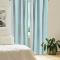 thumbnail image 3 of Ambesonne Geometric Window Curtains, Abstract Rectangles Art, Each 28" W x 63" L, Pale Blue Sky Blue, 3 of 5