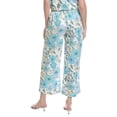 thumbnail image 2 of philosophy womens  Linen-Blend Ankle Crop Pant, l, Grey, 2 of 3