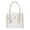 White, variant on Phlegsive Women Handbag Jelly Bag Transparent Handbag All-match Lady Clear Handbag