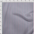 thumbnail image 3 of oneOone Cotton Silk Fabric Stripe Block Print Fabric By Yard 42 Inch Wide, 3 of 4