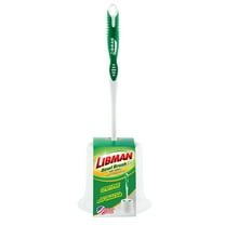 Libman Bowl Brush & Caddy Green Scrubbing Fibers / White Polypropylene Base Suggested Adult Use