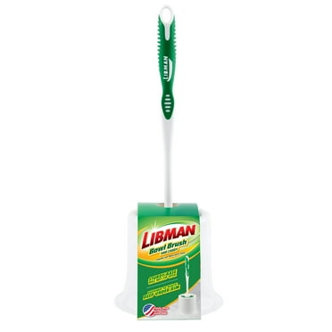 Libman Bowl Brush & Caddy Green Scrubbing Fibers / White Polypropylene Base Suggested Adult Use