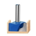 thumbnail image 5 of Unique Bargains 32mm Dia 8mm Shank Bottom Cleaning Router Bit 2 Flutes Carbide Tipped Cutter Uncoated for Woodworking, 5 of 5