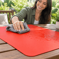Red Extra Large Silicone Craft Mat 36x24 Inch For Painting Clay Arts ...