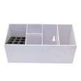 thumbnail image 1 of Caja de herramientas de peluquería Estuche de almacenamiento de barbería blanco jinwen Estante de tijeras de salón, 1 of 7