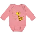 thumbnail image 3 of Inktastic My Papa Loves Me Cute Giraffe Boys or Girls Long Sleeve Baby Bodysuit, 3 of 5