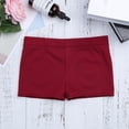 thumbnail image 6 of Miutii Kids Girls Ballet Dance Booty Shorts Sports Gym Workout Yoga Cycling Running Activewear Shorts Burgundy 12, 6 of 7