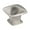 Brushed Satin Nickel, variant on Amerock Everyday Basics Garfield Square Cabinet Knob 1-3/16 in. D 1 in. Polished Chrome 1 pk