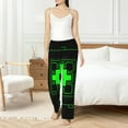 thumbnail image 6 of Lsque Geometry Dash Print Women's Pajama Pants, Lounge Pant - Comfortable Home Wear,Elastic Waistband, Stylish Design-X-Large, 6 of 9
