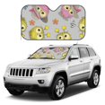 thumbnail image 2 of Fuzoiu Cartoon Owls Print Car Windshield Sunshade,Foldable Reflective Sun Visor,Windshield Sun Shade,UV Rays Sun Visor Shade,Auto Front Sun Shield Shade-Medium, 2 of 8