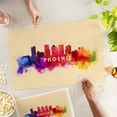thumbnail image 4 of Lantern Press 1000 Piece Jigsaw Puzzle, Phoenix, Arizona, Skyline Abstract, 4 of 5