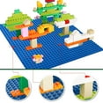 thumbnail image 4 of Classic Baseplates Building Base for Building Bricks 100% Compatible with Major Brands-Baseplate 10" x 10", Pack of 4, Blue, 4 of 7