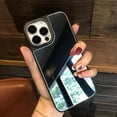 thumbnail image 4 of Compatible with iPhone 14 Pro Max Case Mirror for Women Girls Makeup Cute Soft Silicone Gel Rubber Bumper Slim Case Luxury Fashion Protection Case for iPhone 14 Pro Max Phone Case Silver, 4 of 16