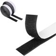 thumbnail image 1 of 25M 20/25/30/50mm Magic Sticker Tap Self Adhesive Hook Loop Fastener Nylon Sticker Disks velcros Tape Sewing Adhesive with Glue Black 25mm 5Meter, 1 of 6