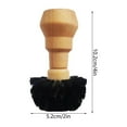 thumbnail image 2 of Brosse de Nettoyage Classification des Produits 2 Brosses de Nettoyage pour Marc de Café Outil pour Machine & Tête de Portafiltre Récurant pour Cuisine, 2 of 5