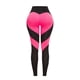 thumbnail image 5 of Leggings de patchwork de cintura alta para mujer: pantalones deportivos elásticos que realzan las caderas, poliéster y spandex para yoga/fitness, 5 of 6