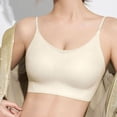 thumbnail image 5 of Xdegoge Women's Seamless Scoop Neck Bra with Adjustable Straps, Wireless Padded Support Soft Stretchy Brassiere for All-Day, 5 of 5