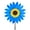 Blue, variant on Sunflower Wind Spinners with Stakes,Multicolor Windmill Lawn Pinwheel for Yard Decoration,Outdoor Plant Shade Umbrellas to Shield Potted Plants from Sun and Heat in Garden Decor