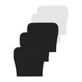 thumbnail image 5 of Women's 5 Pack Tube Tops Basic Layered Tube Top Bustier off Shoulder Sleeveless Comfy Tees, 5 of 5