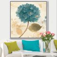 thumbnail image 3 of Blue Cottage Flower Hortensia I - Toile Encadrée Style Ferme, 3 of 3