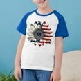 thumbnail image 2 of ZACPNCV Flag Shirt for Kids Boys USA Flag T-Shirt 4th of July Shirt Patriotic Tee Tops Independence Day Gifts Blue 3-4 Years, 2 of 8