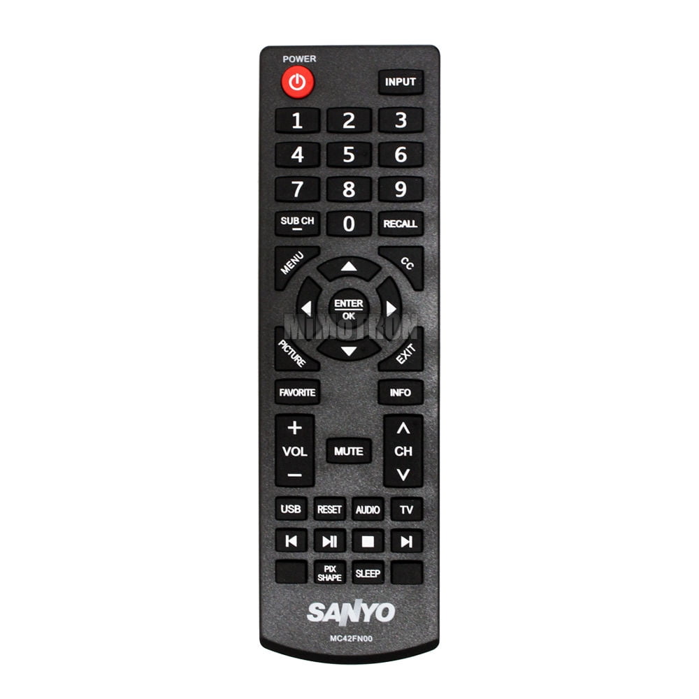 Genuine Sanyo MC42FN00 TV Remote Control FW32D25T FW42D25T FW65D25T