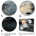 thumbnail image 3 of Designart "Rocky Beach in a Photo III" Nautical & Beach Floater Framed Wall Decor, 3 of 7