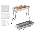 thumbnail image 3 of Asador Parrilla De Carbón Portátil Plegable Acero Inoxidable, 3 of 3