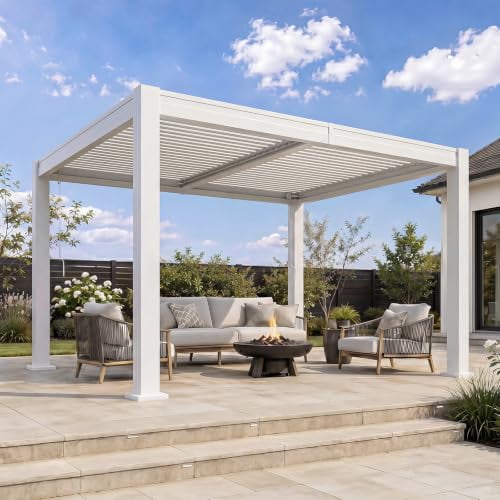 Aoxun 16x10 Louvered Pergola