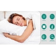 thumbnail image 4 of Lavish Touch 100% Cotton 500 TC Sateen Stripe 4pc Sheet Set Queen Clay Beige, 4 of 5