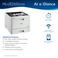 thumbnail image 4 of HL-L8260CDW Business Color Laser Printer with Duplex Printing and Wireless Networking, 4 of 7