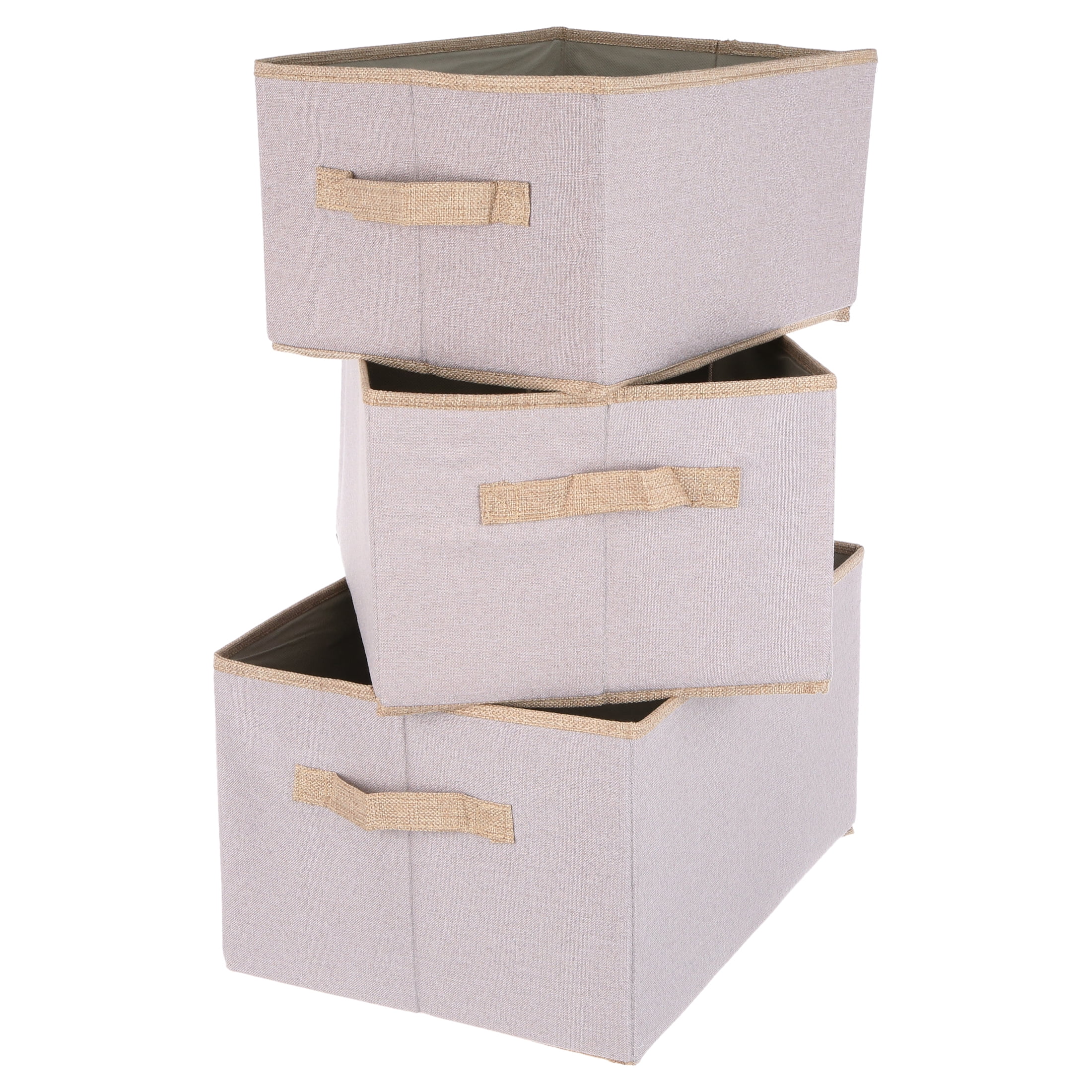 Urban Shop Linen Storage Bins (Set of 3)