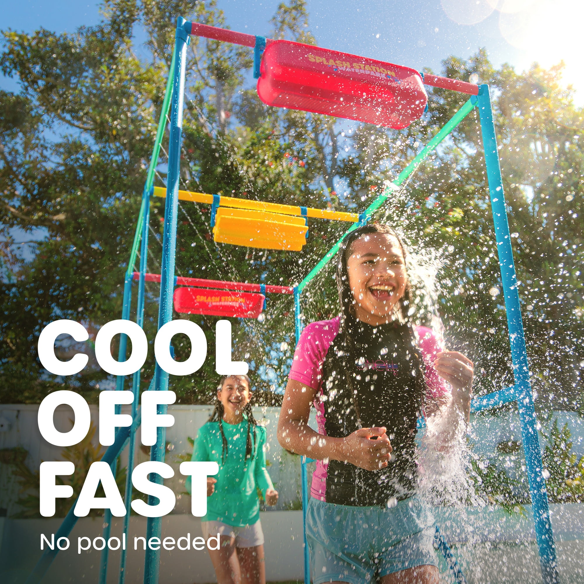 GoSports Splash Station Waterpark XL - Backyard Water Park for