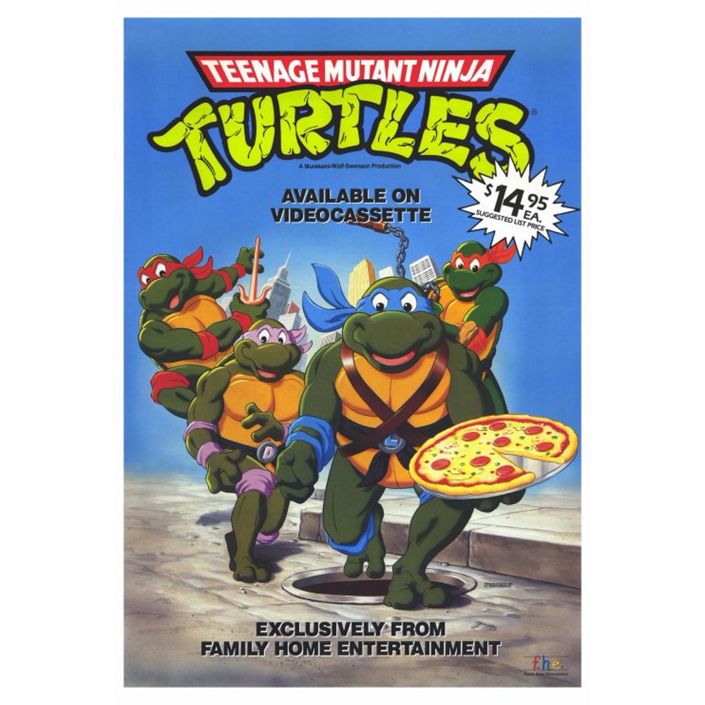 Teenage Mutant Ninja Turtles POSTER (27x40) (1989) - Walmart.com - Walmart.com