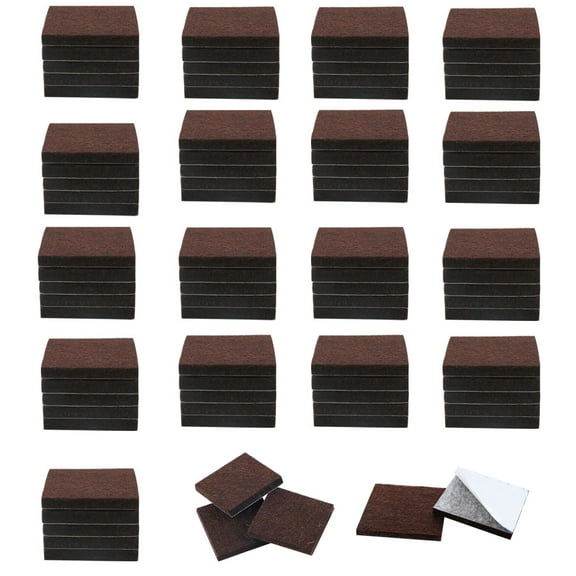 90pcs Felt Furniture Pads Square 3/4" Floor Protector for Table Chair Leg