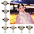 thumbnail image 4 of Korean Styles Floral Pearls Headband Comfortable and Stylish Hanbok Headwear Accessory for Festivals and Celebrations, 4 of 21