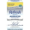 Refresh Optive Advanced Lubricant Eye Drops Artificial Tears, 20 ml, 2 Bottles