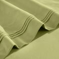 thumbnail image 3 of Superior Egyptian Cotton Deep Pocket 650 TC Sheet Set, Twin, Olive Green, 3 of 9