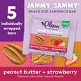 thumbnail image 3 of Plum Organics Jammy Sammy Snack Bars, Peanut Butter and Strawberry, 1.02 oz Bars, 5 Count, 6 Pack, 3 of 11