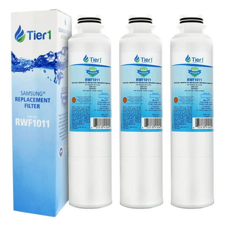 Tier1 DA29-00020B Refrigerator Water Filter 3-pk | Replacement for Samsung DA29-00020A, HAFCIN/EXP, HAF-CIN, 46-9101, DA97-08006A-B, WSS-2, WF294, Fridge Filter