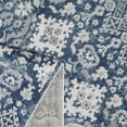 thumbnail image 6 of Loomaknoti Sientan Wali 5' x 7' Ikat Indoor Polypropylene Area Rug , Blue, 6 of 7