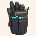 thumbnail image 1 of Pochette d'Outils Ceinture Sac 12 Poches Rangement Support Électricien Nylon Toile, 1 of 7