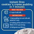 JellO Oreo Cookies 'n Creme Instant Pudding & Pie Filling Mix, 4.2 oz