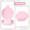 thumbnail image 3 of Jabonera de viaje, jabonera portátil, soporte para barra de jabón para viajes, camping, gimnasio al aire libre con cubierta, rosa, 3 of 8