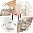 thumbnail image 6 of Dining Room Chair Covers Slipcovers Set of 6, Spandex Super Fit Stretch Removable Washable Kitchen Parsons Chair Covers Protector for Dining Room,Hotel,Ceremony, Flowers, 6 of 6