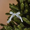 thumbnail image 2 of FRAÎCHE Christmas 6 Count Velvet Bow Set, Blue, 2 of 5